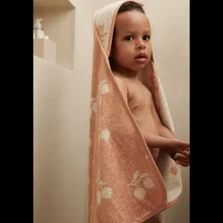 Liewood Alba Babyhandtuch mit Kapuze Peach / Sea shell New