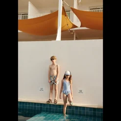 Liewood Amara Badeanzug mit Streifen Y/D stripe Riverside / Creme de la creme Clearance