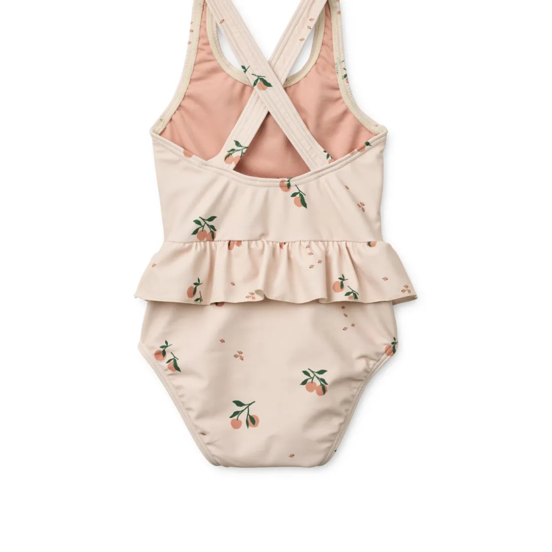 Liewood Amara Bedruckter Badeanzug Peach / Sea shell Hot