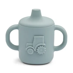 Liewood Amelio Silikon Trinklerntasse Blue fog Clearance