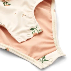 Liewood AMINA Print Baby Badeanzug Peach / Sea shell Outlet