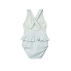 Liewood AMINA Streifen Baby Badeanzug Y/D stripe Pure sky / Creme de la creme New