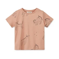 Liewood Apia Baby Bedrucktes Kurzarm T-Shirt Unicorn / Pale tuscany Discount