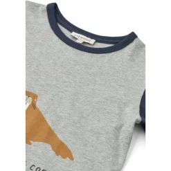 Liewood APIA Langarm T-Shirt Walrus / Grey melange / Classic navy Discount