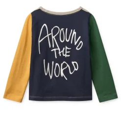 Liewood APIA Langarm T-Shirt Panda / Mist / Classic navy multi mix Best