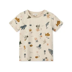 Liewood APIA Print T-Shirt Sea creature / Sandy Best