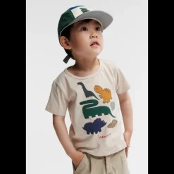 Liewood APIA T-Shirt mit Motiv Dinosaurs / Sandy Clearance