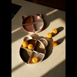 Liewood Arne unterteilter Teller Cat rose multi mix New