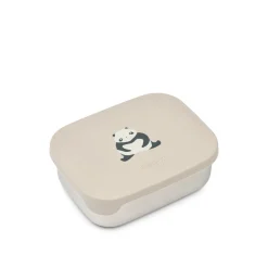 Liewood ARTHUR Lunchbox Panda / Sandy / dark grey Discount