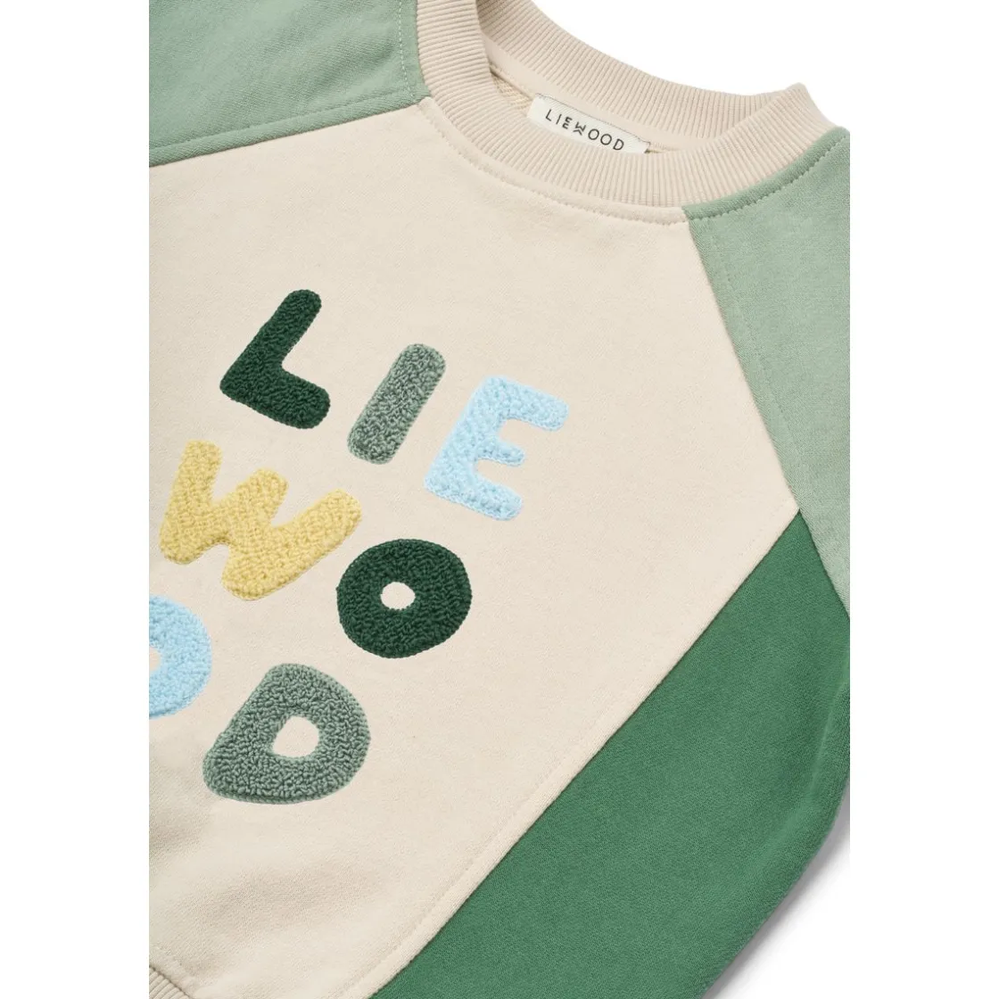 Liewood AUDE Placement Sweatshirt Liewood Peppermint / Sandy