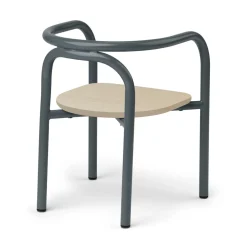 Liewood Baxter-Stuhl Natural / whale blue mix