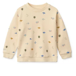 Liewood Bedrucktes Sweatshirt Thora Aviator / Ecru Online