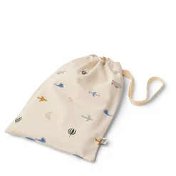 Liewood BIRK Bedruckter Pyjama Einteiler Aviator / Ecru New