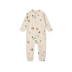 Liewood BIRK Bedruckter Pyjama-Einteiler Holiday / Sandy Clearance