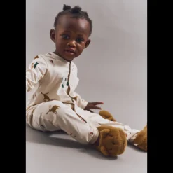 Liewood BIRK Bedruckter Pyjama-Einteiler Holiday / Sandy Clearance