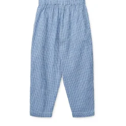 Liewood BORRIS karierte Seersucker Hose Y/D Check Riverside / Crisp white New