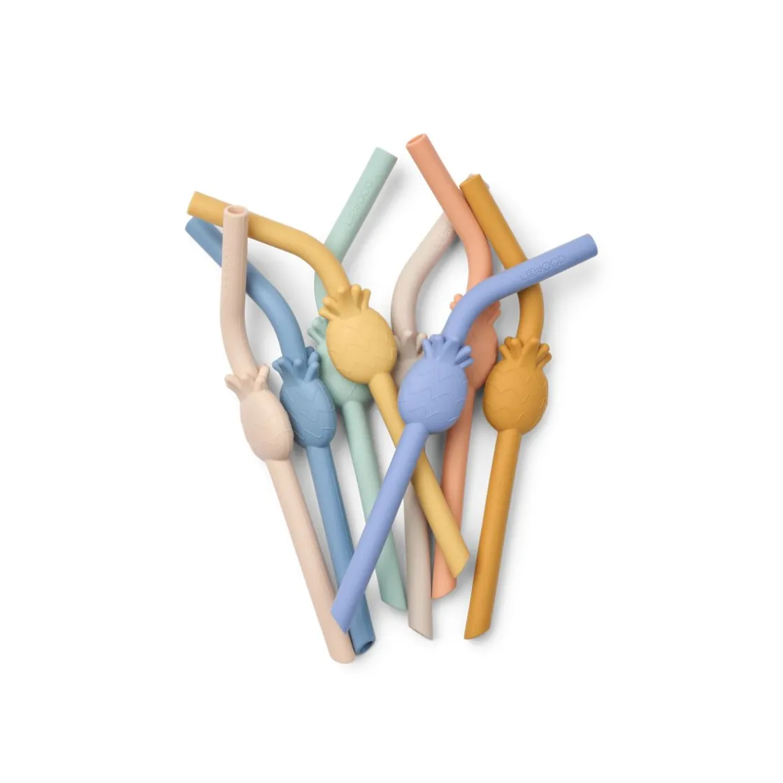 Liewood Carlson Trinkhalme mit Ananasmotiv, 8Er-Pack Sandy multi mix Sale