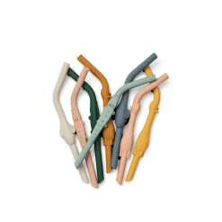 Liewood Carlson Trinkhalme mit Tiermotiv, 8Er-Pack Yellow mellow multi mix Sale