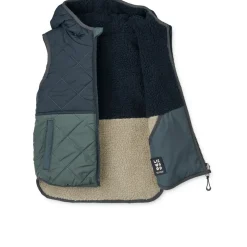 Liewood DIANA Wendare Fleeceweste Whale blue multi mix Outlet