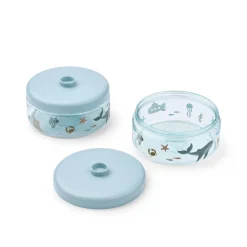 Liewood DOMINIQUE Baby-Aufbewahrungsboxen 500 ml Sea creature / Sandy Online