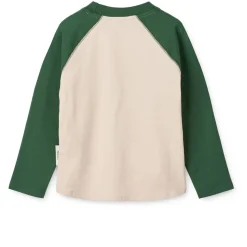 Liewood ELLINGTON Langarm-T-Shirt Dinomite / Garden green / Sandy Discount