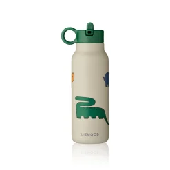 Liewood Falk Wasserflasche 350 ml Dinosaurs / Mist Hot