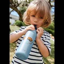 Liewood Falk Wasserflasche 500 ml Tiger / Beach blue Sale