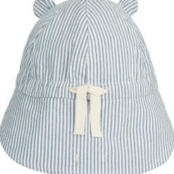 Liewood Gorm Sonnenhut aus Leinen Y/D stripe: Blue wave/creme de la creme Discount