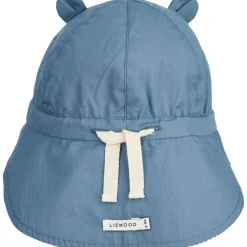 Liewood Gorm Sonnenhut aus Leinen Y/D stripe: Blue wave/creme de la creme Discount