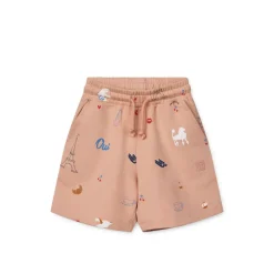 Liewood GRAM Bedruckte Sweatshorts Paris / Pale tuscany Discount