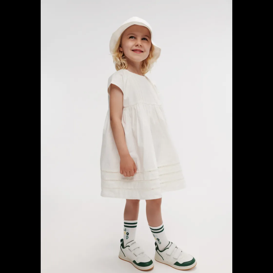 Liewood Gudrun Faltenkleid Creme de la creme Discount