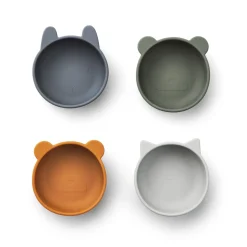 Liewood Iggy Silikonschalen 4er Pack Blue mix Online