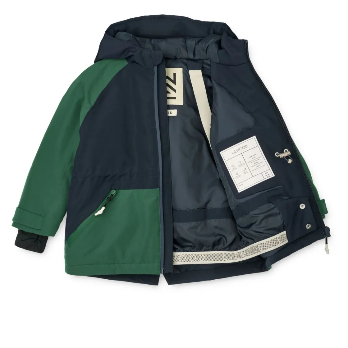 Liewood KALLE Winterjacke Classic navy / Garden green Outlet