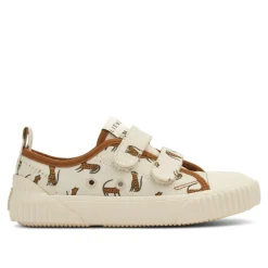 Liewood Kim Canvas-Sneakers, Niedrig Geschnitten Leopard / Sandy Sale