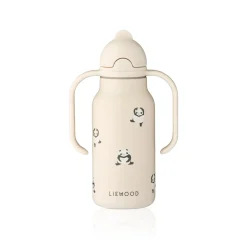Liewood KIMMIE Bedruckte Flasche 250 ml Mini panda / Sandy Hot