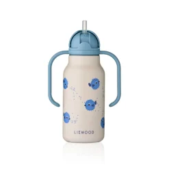 Liewood KIMMIE Bedruckte Flasche 250 ml Pufferfish / Sandy Hot