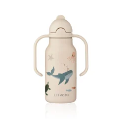 Liewood KIMMIE Bedruckte Flasche 250 ml Sea creature / Sandy Online