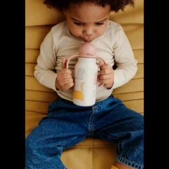 Liewood KIMMIE Bedruckte Flasche 250 ml Cats and Dogs / Sandy Outlet