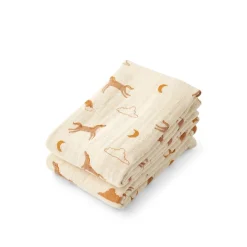 Liewood Lewis Baumwollmusselin Tuch 2er-Pack Dream / Ecru Online