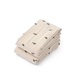 Liewood LEWIS Mulltücher 2er-Pack Mini whale / Sandy Clearance