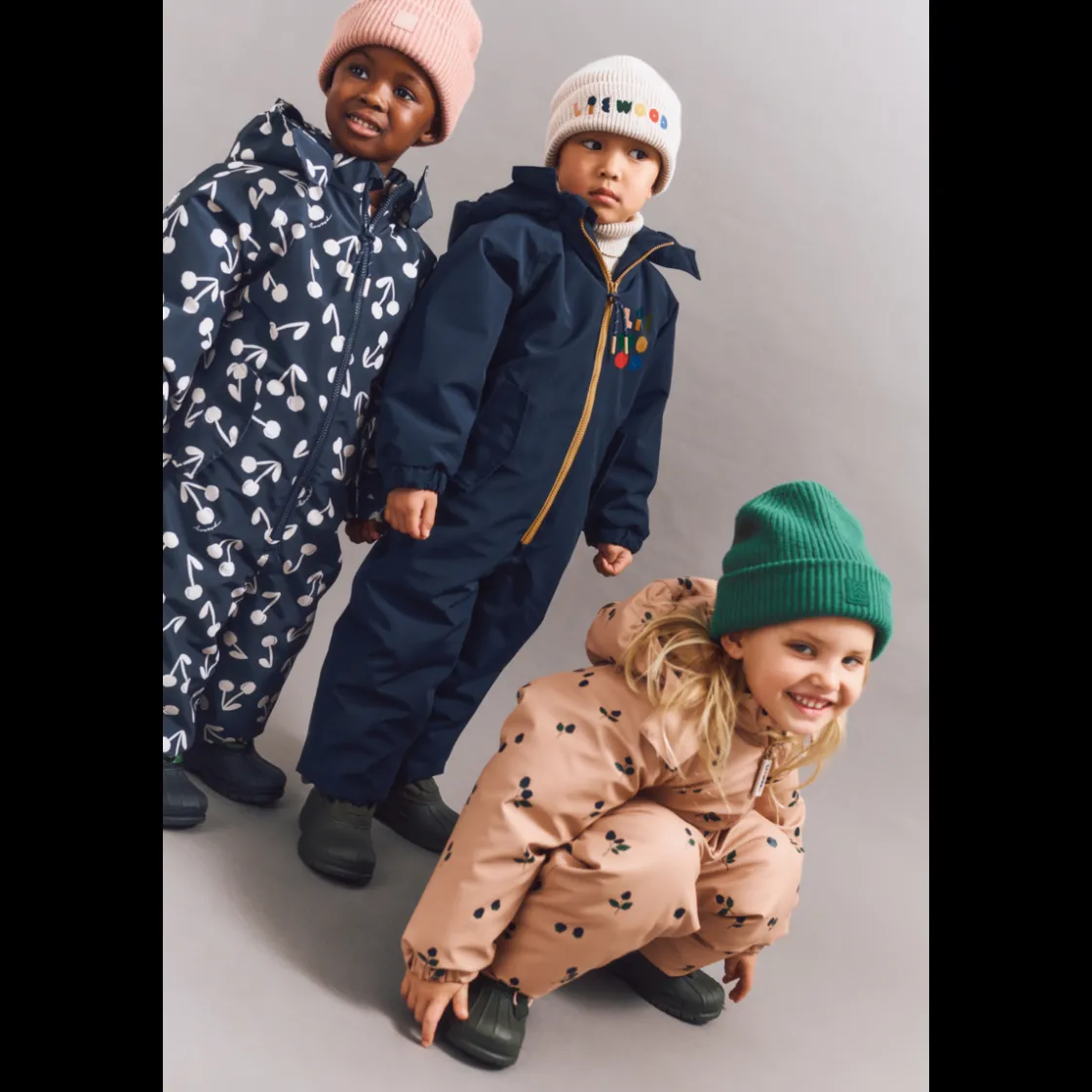 Liewood MADDY Schneeanzug Cherry blossom / Classic navy Clearance