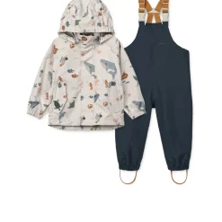 Liewood Manu Regenbekleidungsset Sea creature / Sandy New