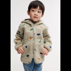 Liewood MARA Fleecejacke Dinosaur / Mist embroidery New