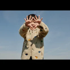 Liewood MARA Fleecejacke Dinosaur / Mist embroidery New