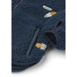 Liewood Mara Fleecejacke mit Ohren Rocket / Classic navy / Embroidery Sale