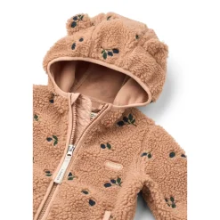 Liewood Mara Fleecejacke mit Ohren Berry / Pale tuscany / Embroidery Best