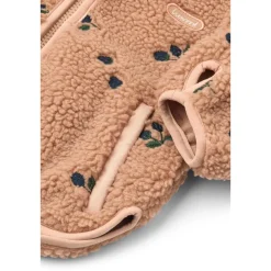 Liewood Mara Fleecejacke mit Ohren Berry / Pale tuscany / Embroidery Best