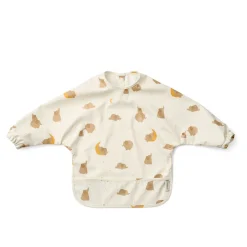 Liewood MERLE Bedrucktes Ärmellätzchen Elephant / Creme de la creme Best