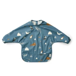 Liewood MERLE Bedrucktes Ärmellätzchen Arctic Sea /Ocean view Outlet