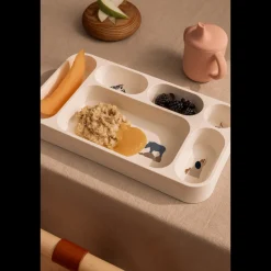 Liewood MOSU Trennteller Peach / Sea shell Outlet